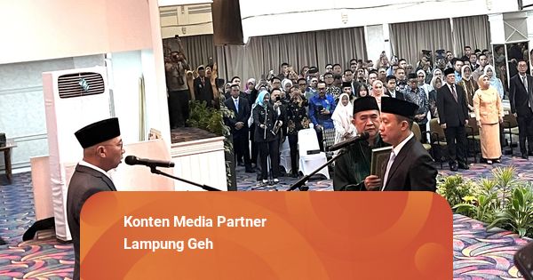 Marindo Resmi Dilantik Sebagai Sekdaprov Lampung Definitif, Gantikan Firsada