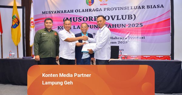 Ayah Gubernur Lampung Mundur, Taufik Hidayat Terpilih jadi Ketum KONI Lampung