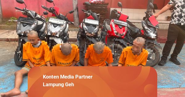 Beraksi di 9 TKP, Komplotan Pencuri di Bandar Lampung Ditangkap