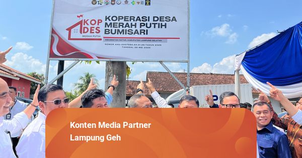 Way Urang, Kalianda Jadi Lokasi Peluncuran Koperasi Merah Putih di Lampung