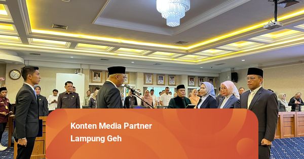 Pemprov Lampung Lakukan Rolling Jabatan, 3 Pejabat Eselon II Dilantik Gubernur