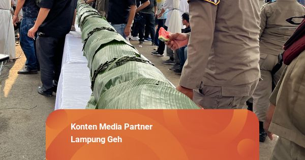 Sekubal Raksasa 25 Meter, Cetak Rekor Muri di HUT Bandar Lampung ke-343