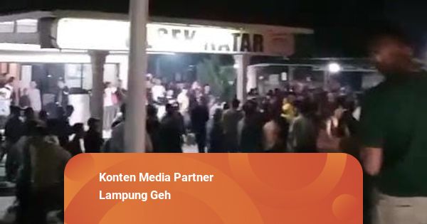 Puluhan Warga Geruduk Polsek Natar, Laporkan Warga Hilang Usai Tagih Utang