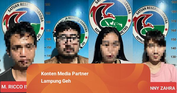 ASN Kota Metro Ditangkap saat Asyik Nyabu dengan 3 Rekannya, Ada Senpi Rakitan