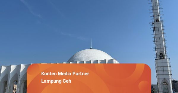 Masjid Raya Al Bakrie di Lampung Rampung Dibangun, Siap Diresmikan 12 September