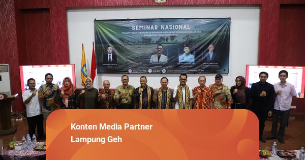FH Unila Gelar Seminar Nasional, Soroti Polemik Tanah Terlantar di Indonesia