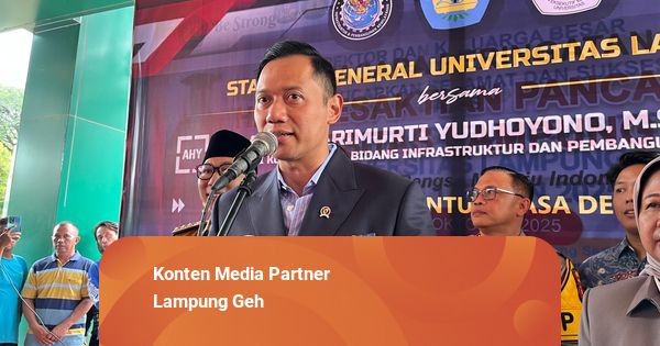 AHY Tegaskan Komitmen Kawal Infrastruktur Lampung Lewat Inpres Jalan Daerah