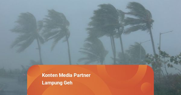 BMKG Keluarkan Peringatan Dini Angin Kencang di Perairan Lampung