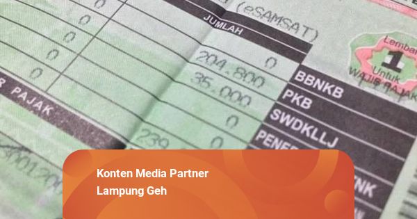 Realisasi PKB Baru 35 Persen, Bapenda Lampung Dorong Daerah Aktifkan Pemutihan