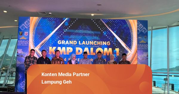 KMP Dalom 1 Resmi Beroperasi, Pemprov Lampung Dorong PAD dari Transportasi Laut