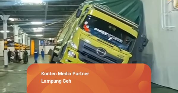 Truk Hampir Terguling dalam Kapal di Bakauheni, BMKG Keluarkan Peringatan Dini