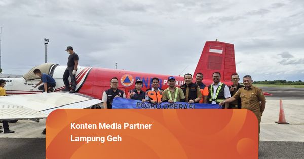 Antisipasi Cuaca Ekstrem, BNPB & BPBD Gelar Operasi Modifikasi Cuaca di Lampung
