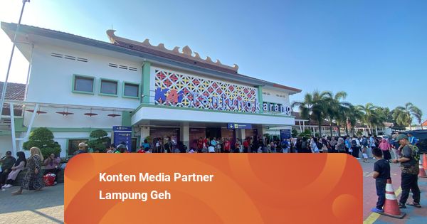 Volume Penumpang Kereta Api di Lampung Naik Jelang Libur Akhir Tahun