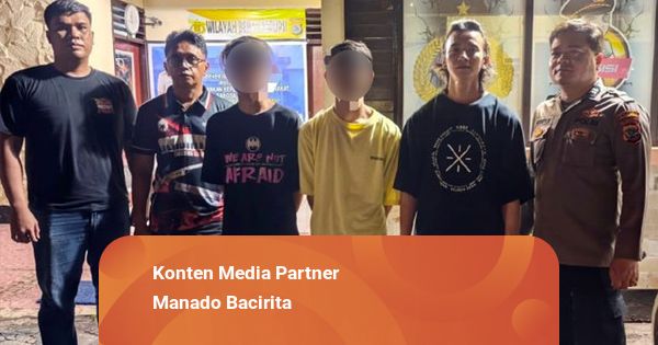 Pengemudi Ojek Online di Manado Ditombak Saat Nongkrong di Minimarket