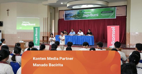 Telkomsel Edukasi Pelajar SMA Rex Mundi Manado untuk Melestarikan Lingkungan