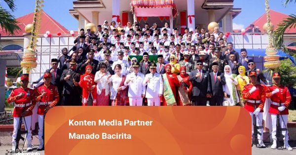 Momen Perdana Bupati Bolmong Jadi Inspektur Upacara Hari Kemerdekaan RI