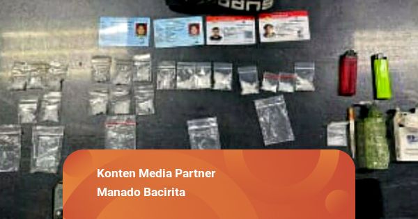 Pria Asal Sigi Sulteng Ditangkap Polisi di Minahasa, Bawa 16 Paket Sabu