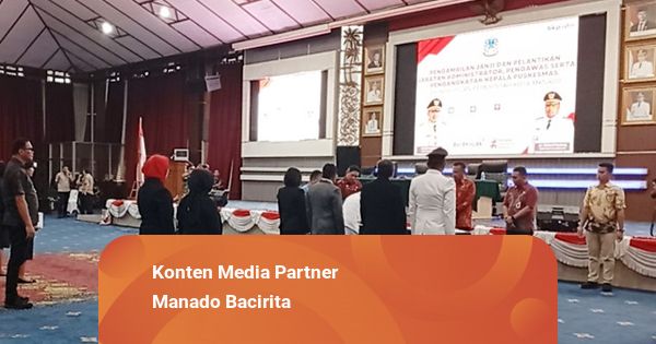 Mutasi Pejabat di Pemkot Manado, Ada Lurah dan Kepala Puskesmas, Ini Daftarnya