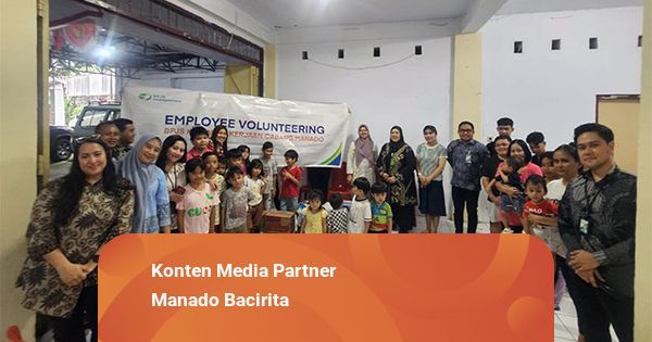 Karyawan BPJS Ketenagakerjaan Manado Beri Bantuan untuk Panti Asuhan