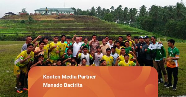 Ditonton Langsung Bupati, Tim Sepak Bola Bolmong ke Semi Final Porprov Sulut