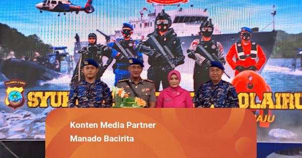 Acara HUT ke-75 Polairud di Sulut Diisi Doa Bersama dan Berbagi Makanan Gratis