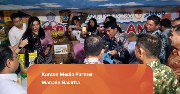 Jelang Natal, Gubernur Sulawesi Utara Resmikan Kios TPID Maju di Manado