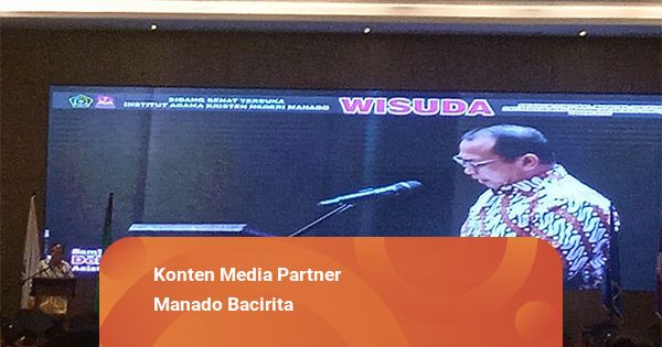 Bupati Bolmong Berharap Ini ke Wisudawan Institut Agama Kristen Negeri Manado