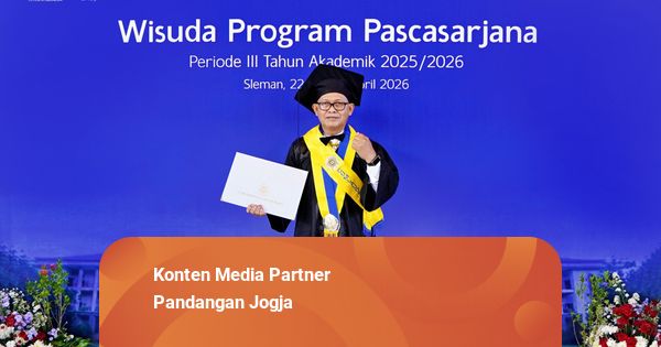 Cerita Djoko Slamet Lulus S2 Teknik Fisika UGM di Usia 68 Tahun
