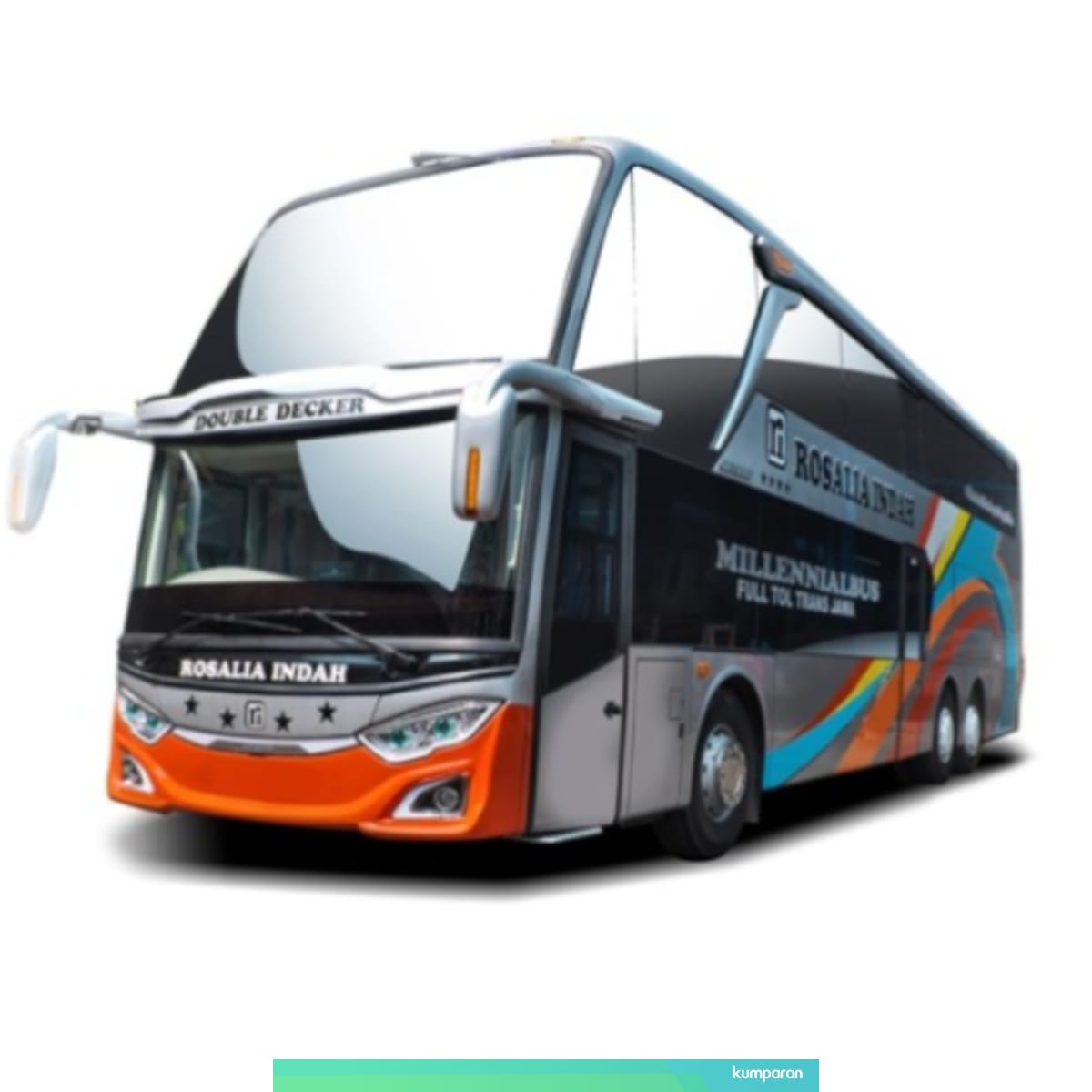 Mewahnya Bus Rosalia Indah Double Decker Punya Jok First Class Kumparan Com