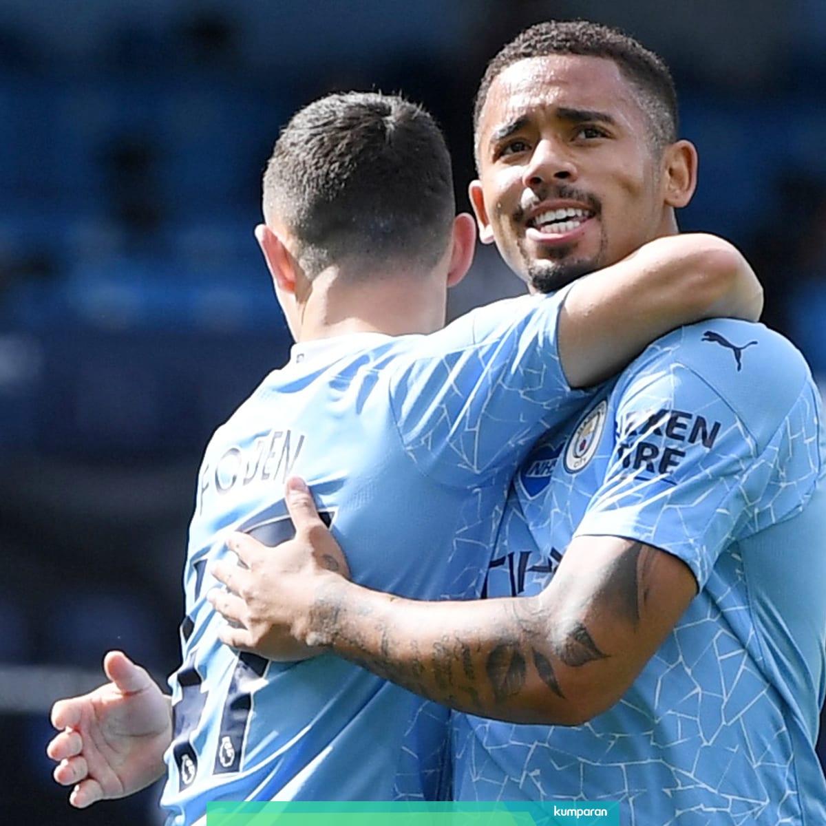 Man City Vs Norwich Man City Pesta Gol Di Akhir Musim Kumparan Com
