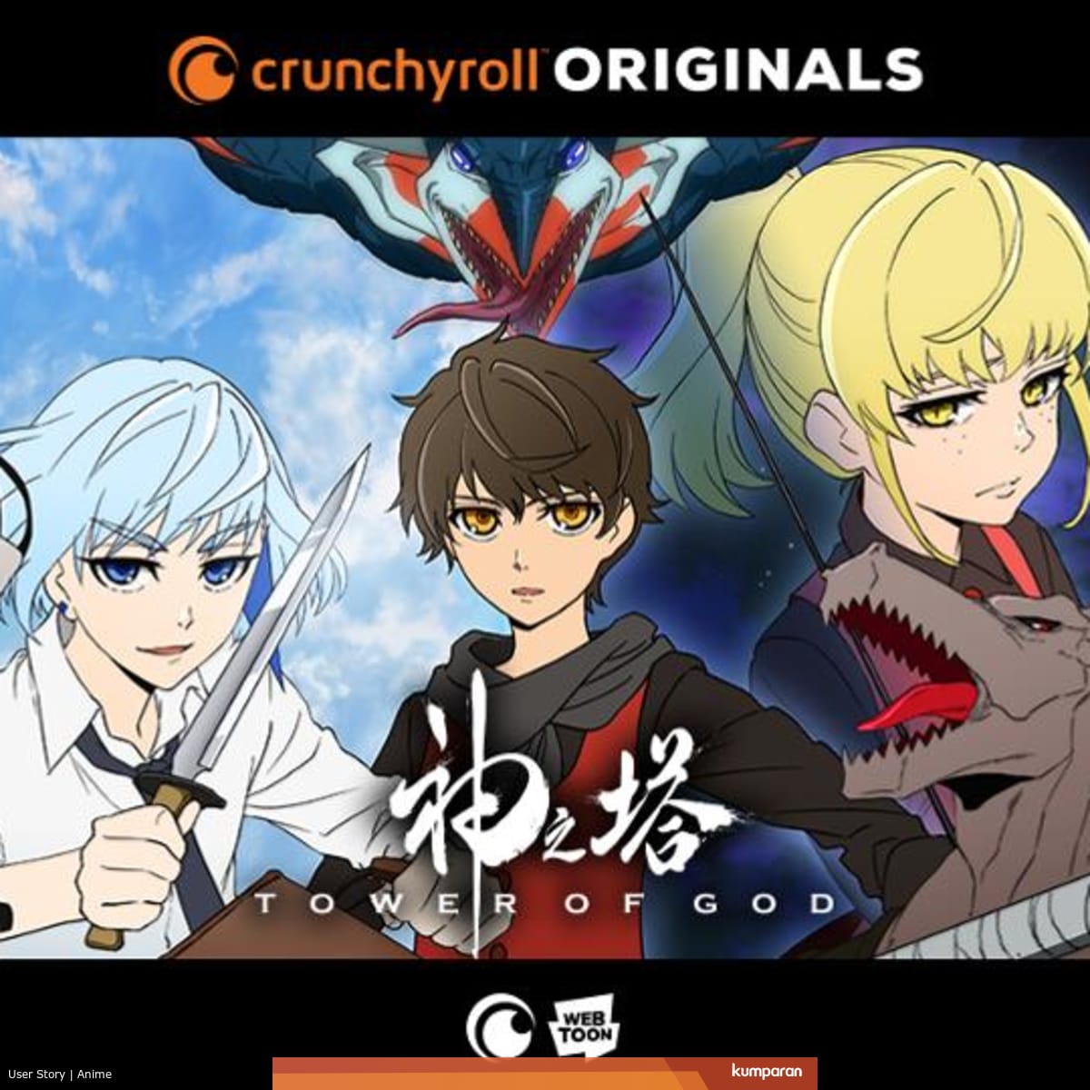 Anime Adaptasi Manhwa Tower Of God Umumkan Cast Terbaru Kumparan Com