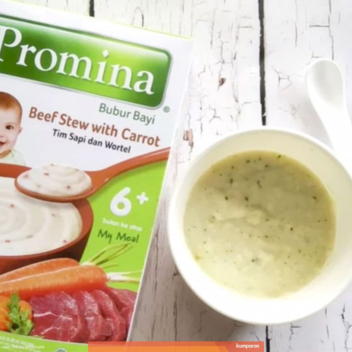 Review Bubur Bayi Promina Beef Stew With Carrot Kumparan Com