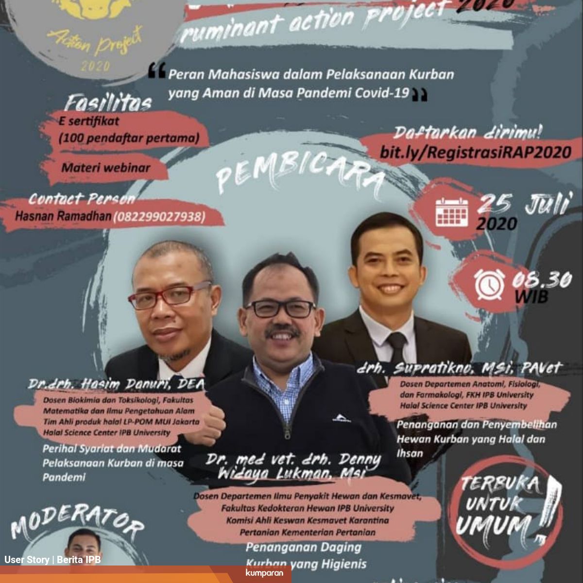 menjelang idul adha himpro fkh ipb