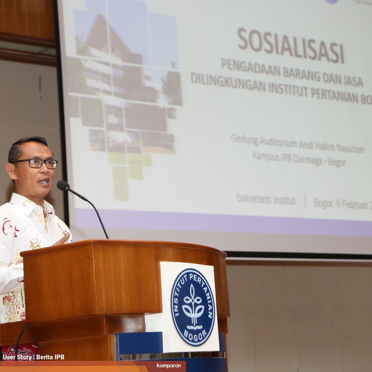 Ipb Luncurkan I Promise Aplikasi Pengadaan Barang Dan Jasa Kumparan Com