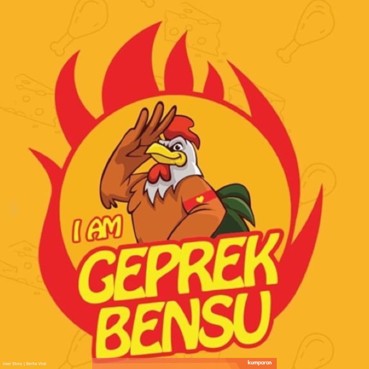 Benarkah I Am Geprek Bensu Dan Geprek Bensu Ambil Ide Logo Dari Sini Kumparan Com