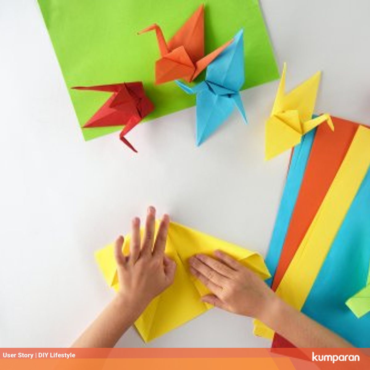 Berkreasi Dengan Belajar Seni Melipat Origami Di Tengah Polemik Covid 19 Kumparan Com