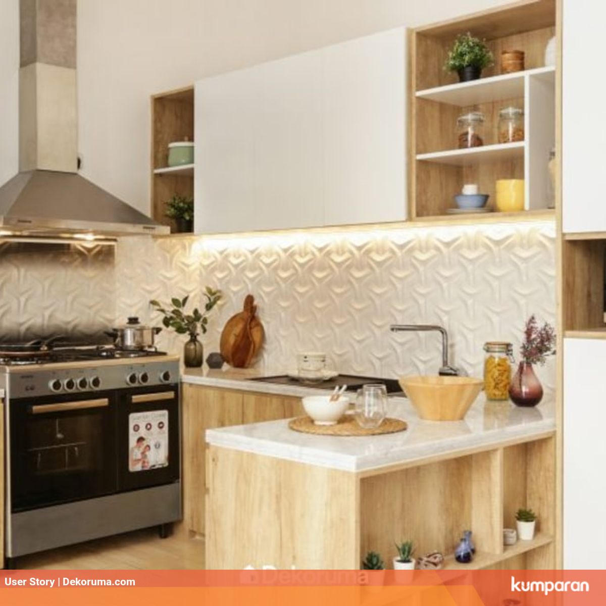 Elegannya 7 Kitchen Set Kayu Sentuhan Tradisional Untuk Gaya Modern Kumparan Com