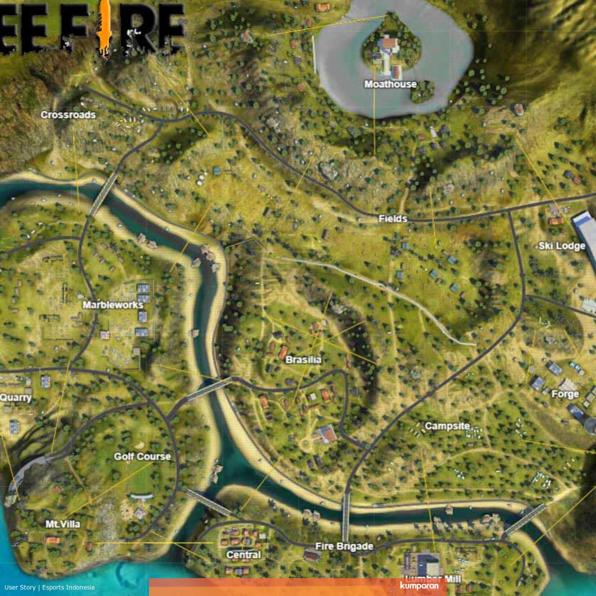 Lokasi Tersembunyi Untuk Camper Di Map Purgatory Free Fire