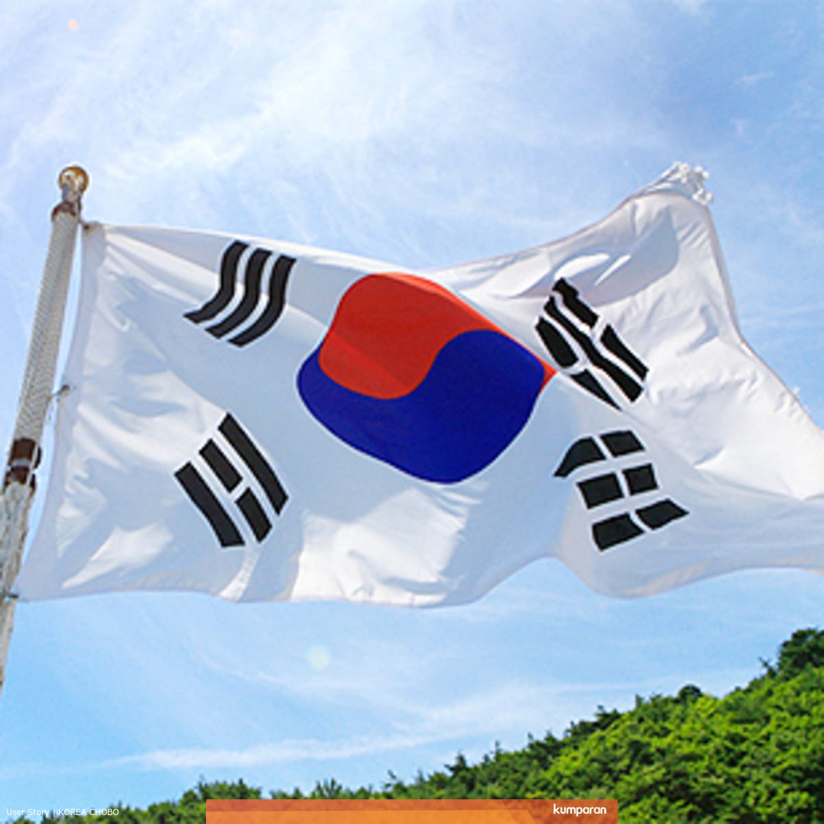 Mengetahui Lebih Jauh tentang Bendera Nasional Korea, Taegeukgi! -  kumparan.com
