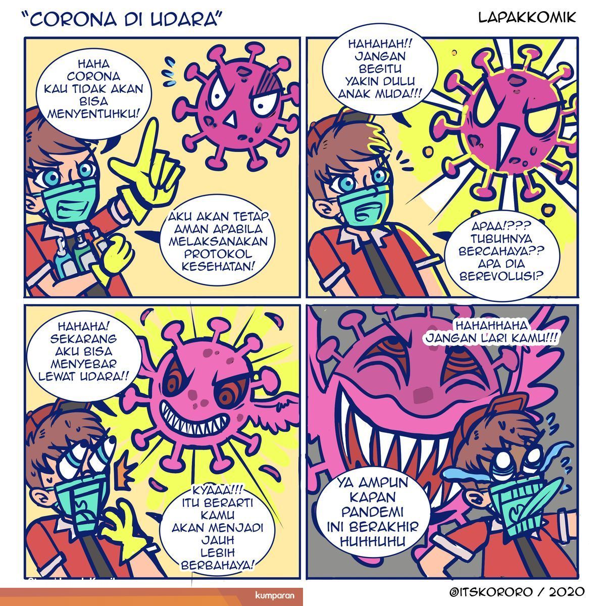 Corona Di Udara Kumparan Com