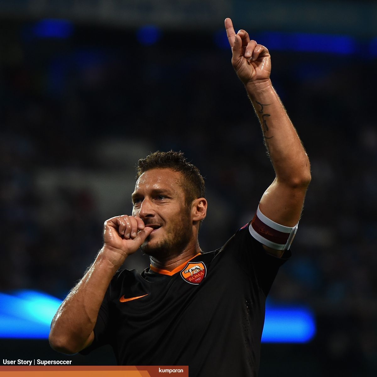Mengenang Francesco Totti Sebagai False 9 Ulung As Roma Kumparan Com