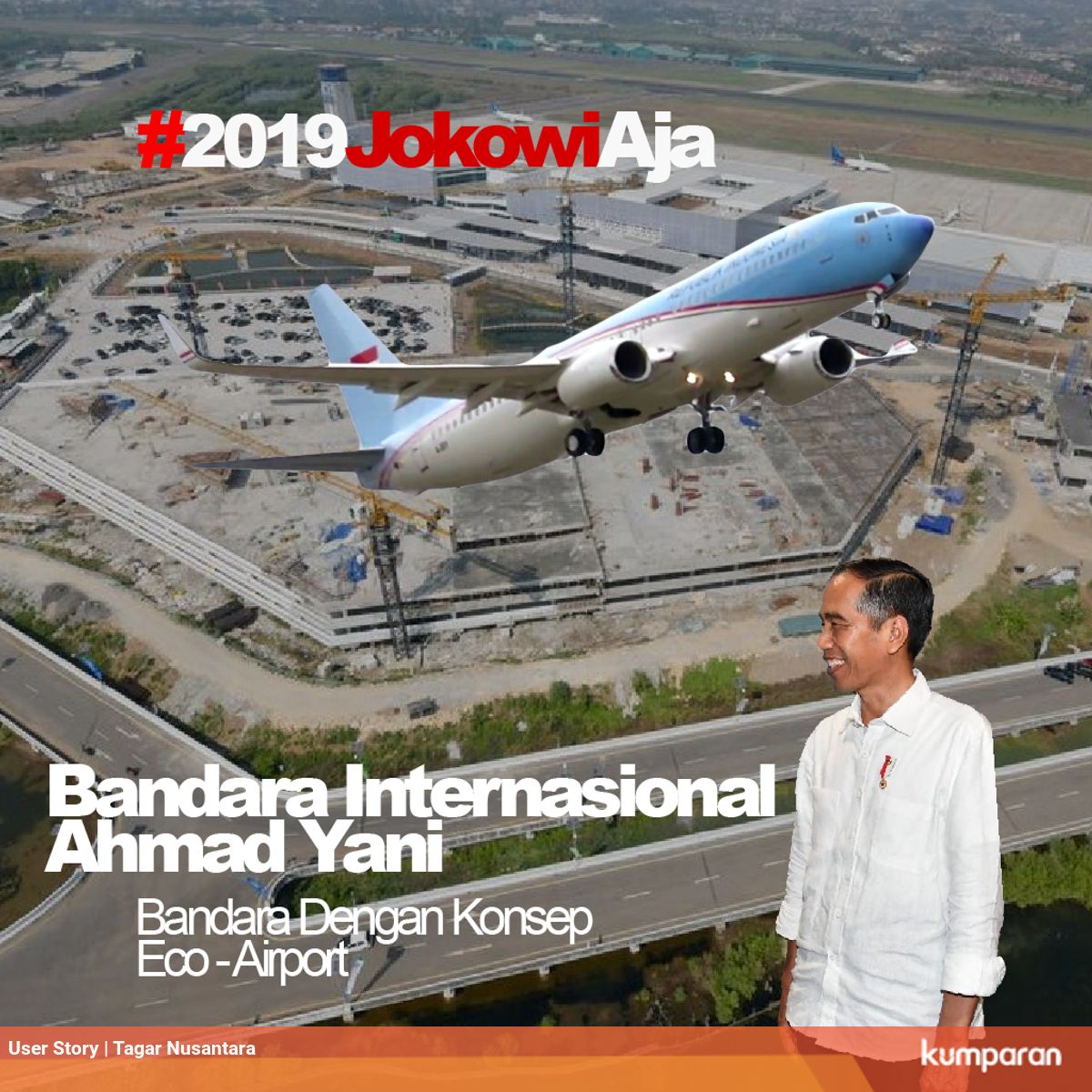 Pak Jokowi Kaget Bandara Internasional Ahmad Yani Jadi Kumparan Com