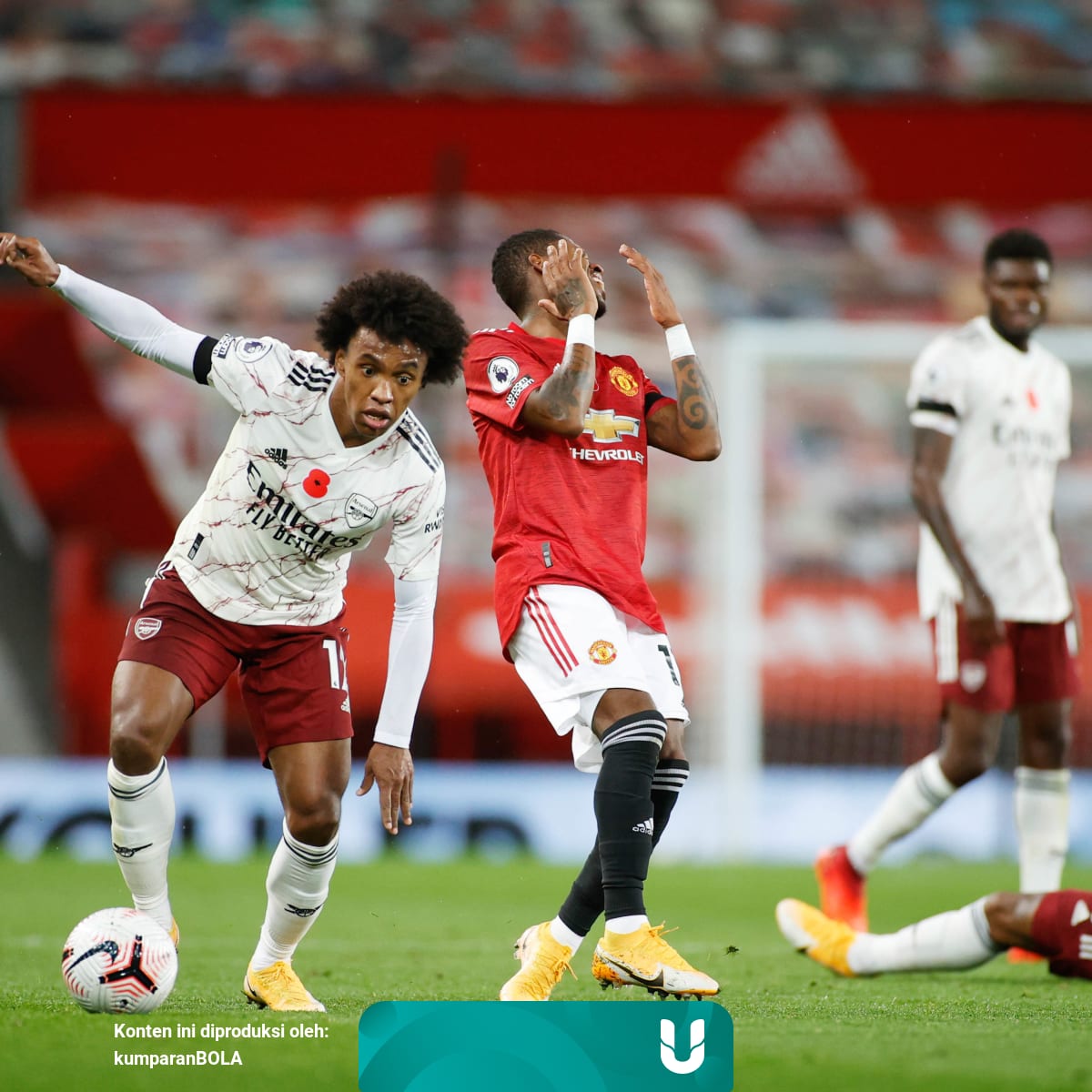 Arsenal Vs Manchester United Prediksi Line Up Head To Head Jadwal Tayang Kumparan Com