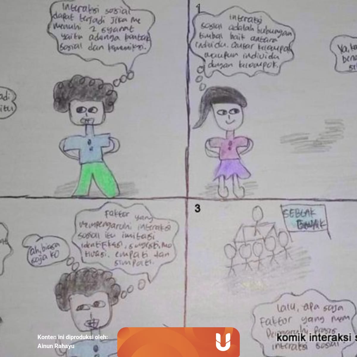 Penggunaan Komik Sebagai Media Pembelajaran Sosiologi Kumparan Com
