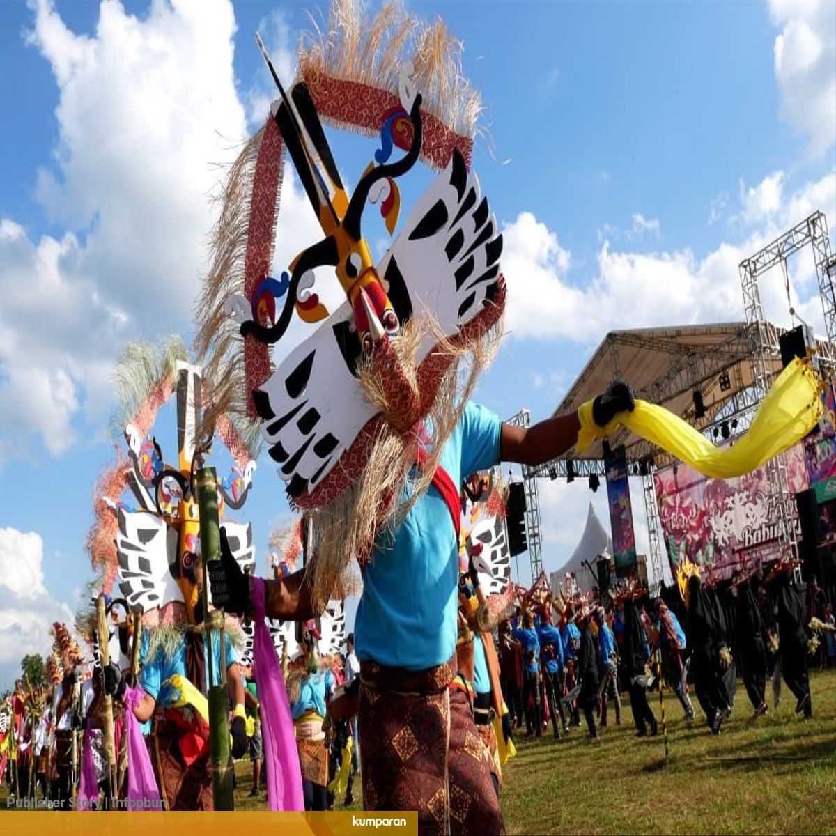 Tarian Babukung Upacara Adat Kematian Suku Dayak Tomun Di Kalteng