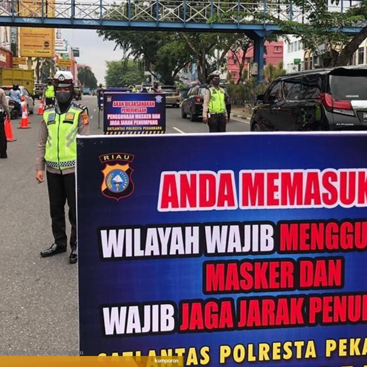 2 Jalan Protokol Di Pekanbaru Ini Ditutup 18 Jam Selama Psbb Kumparan Com