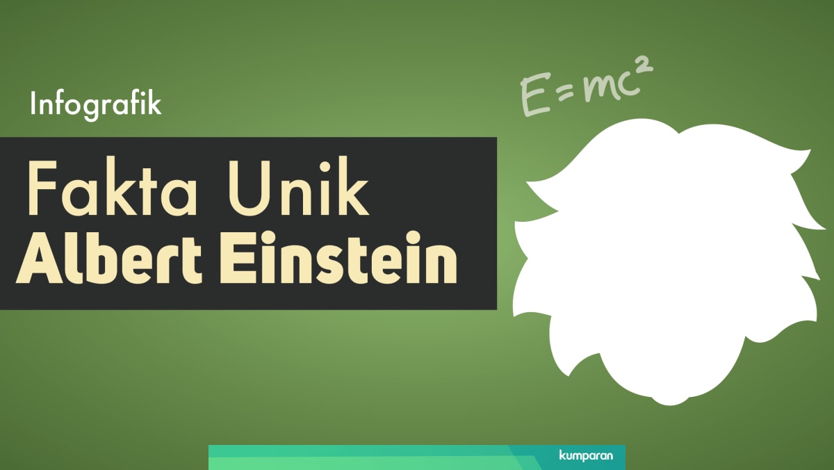 Infografik 8 Fakta Unik Albert Einstein Yang Mungkin Belum