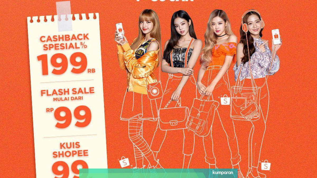 Tak Ingin Diprotes Lagi Shopee Rilis Iklan Blackpink Setengah Badan Kumparan Com