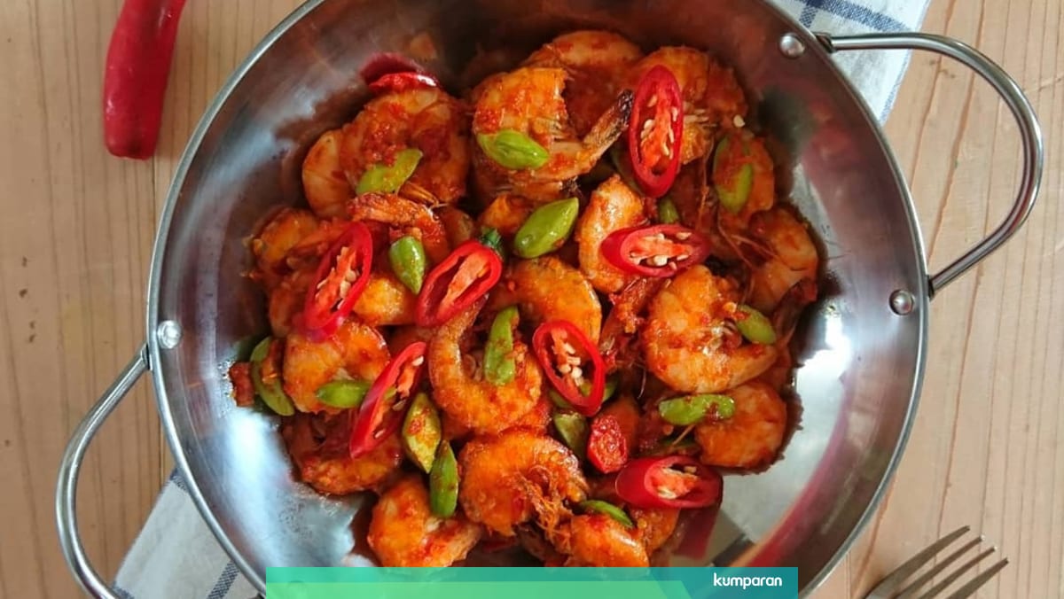Resep Masakan Sedapnya Udang Petai Balado Bikin Nambah Kumparan Com