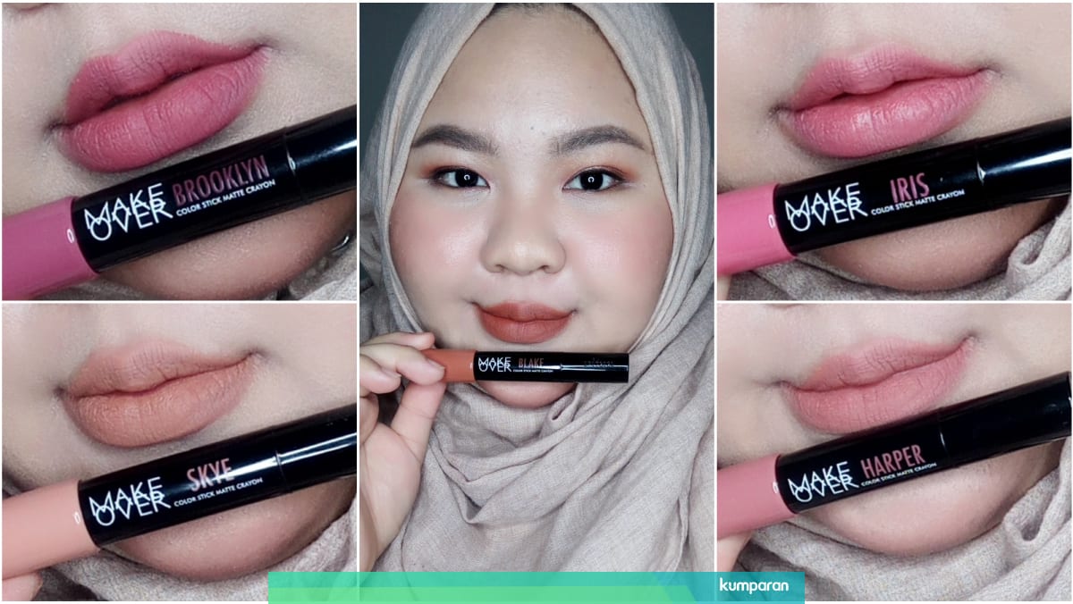 Makeup Review Make Over Color Stick Matte Crayon Kumparan Com